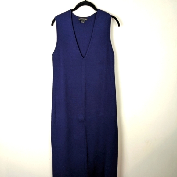 Something Navy Blue Navy coloured sweater dress small - Picture 1 of 12